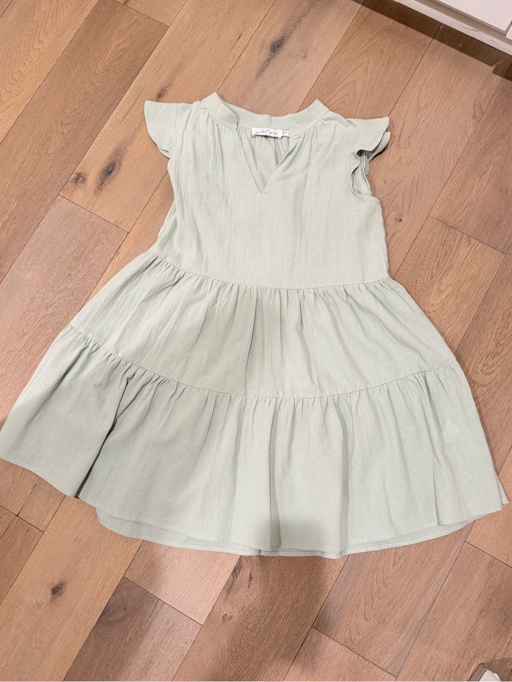 Petal & Pup Tiered Dress - Ezria Dress Sage